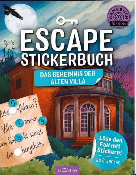 Philip Kiefer: Escape-Stickerbuch - Das Geheimnis der alten Villa, Buch