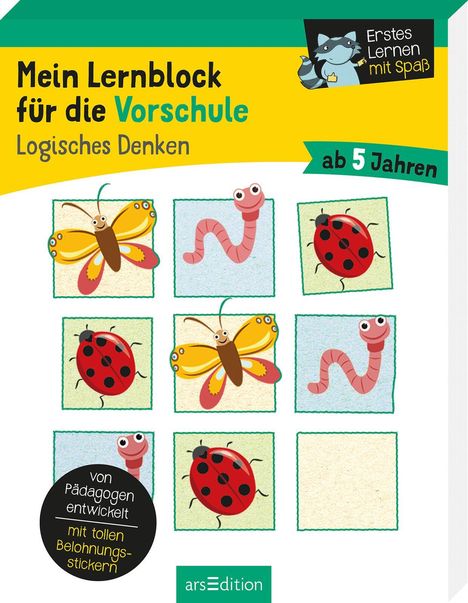 Hannah Lang: Mein Lernblock für die Vorschule - Logisches Denken, Buch