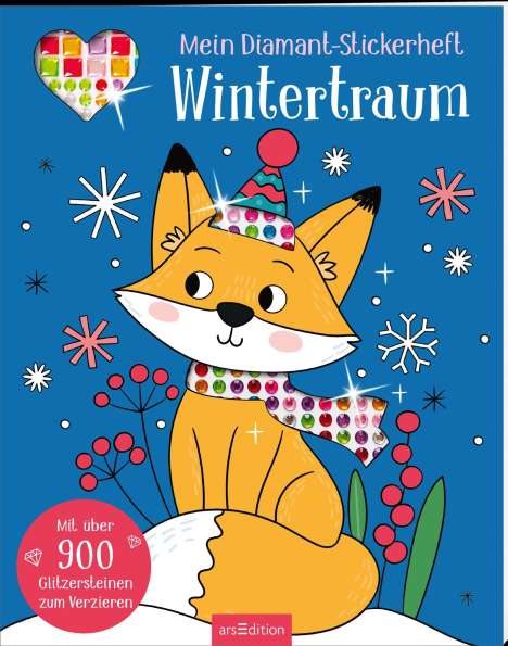 Mein Diamant-Stickerheft - Wintertraum, Buch