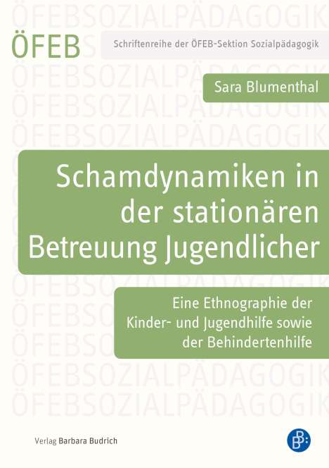 Sara Blumenthal: Schamdynamiken in der stationären Betreuung Jugendlicher, Buch