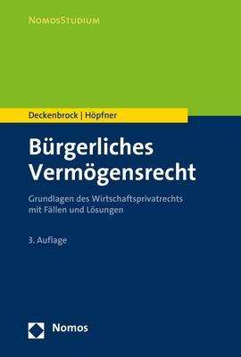 Christian Deckenbrock: Bürgerliches Vermögensrecht, Buch