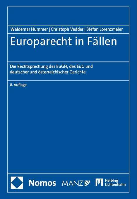 Waldemar Hummer: Europarecht in Fällen, Buch