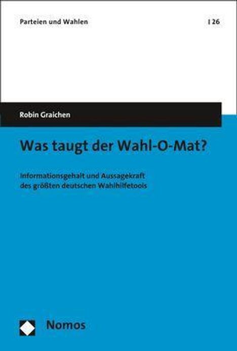 Robin Graichen: Graichen, R: Was taugt der Wahl-O-Mat?, Buch