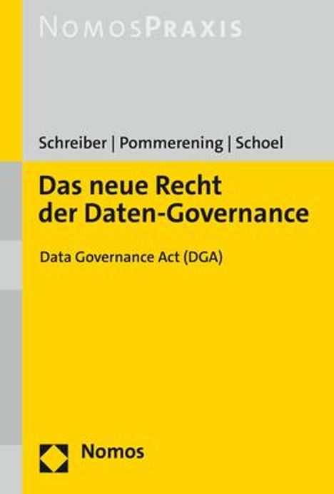 Kristina Schreiber: Das neue Recht der Daten-Governance, Buch