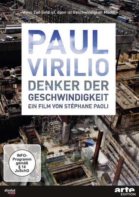 Paul Virilio: Denker der Geschwindigkeit, DVD