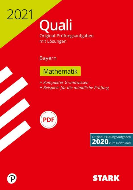STARK Original-Prüfungen Quali Mittelschule 2021 - Mathe, Buch