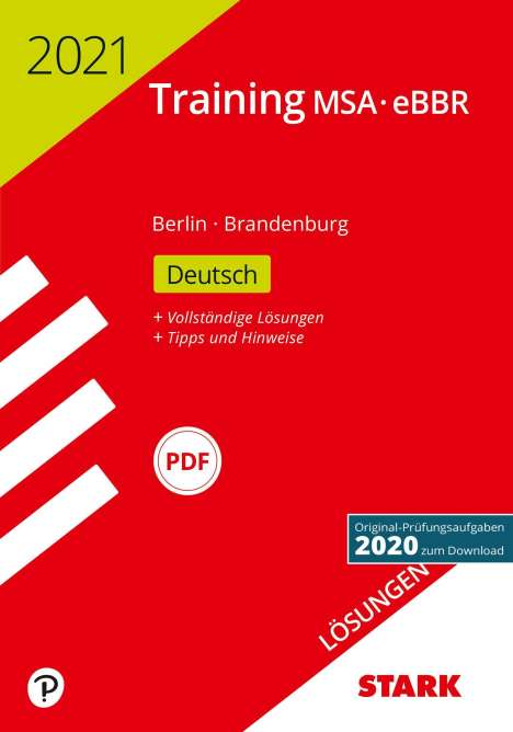 STARK Lösungen zu Training MSA/eBBR 2021 - Dt- Berlin/Brand., Buch