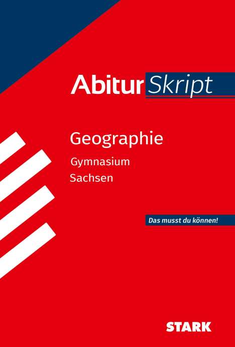 Frank Morgeneyer: STARK AbiturSkript - Geographie - Sachsen, Buch
