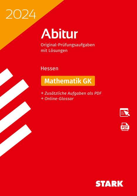 STARK Abiturprüfung Hessen 2024 - Mathematik GK, 1 Buch und 1 Diverse
