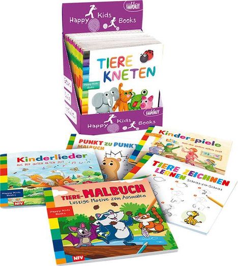 Happy Kids Books Display - Kinderbeschäftigung, Buch
