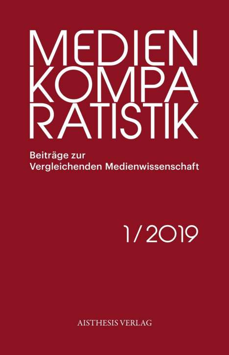 Medienkomparatistik 1/2019, Buch