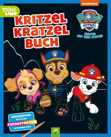PAW Patrol Kritzel-Kratzel-Buch für Kinder ab 5 Jahren, Buch