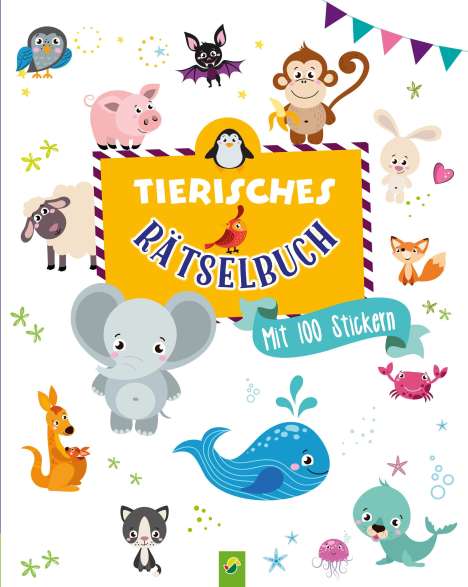 Tierisches Rätselbuch für Kinder ab 4 Jahren, Buch