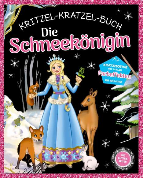 Die Schneekönigin Kritzel-Kratzel-Buch für Kinder ab 5 Jahren, Buch