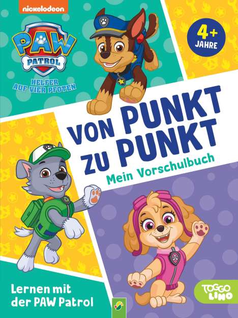 Schwager &amp; Steinlein Verlag: Lernen mit der PAW Patrol: Von Punkt zu Punkt. Mein Vorschulbuch, Buch