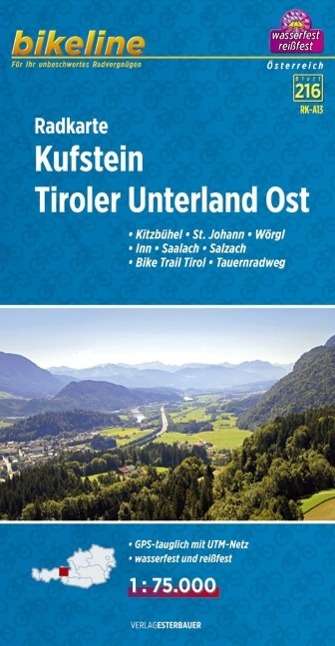 Bikeline Radkarte Kufstein, Tiroler Unterland Ost, Diverse