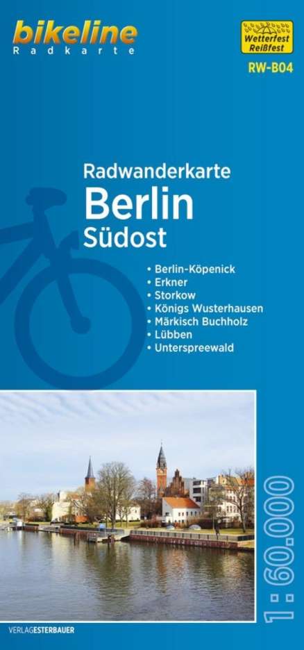 Bikeline Radwanderkarte Berlin Südost, Karten