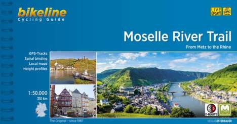 Cycline Radtourenbuch Moselle River Trail, Buch