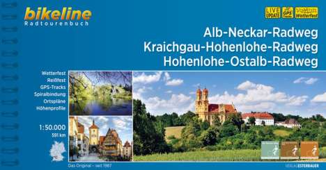 Alb-Neckar Radweg / Kraichgau-Hohenlohe Radweg, Buch