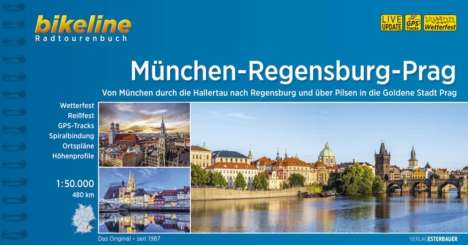 Bikeline Radtourenbuch München-Regensburg-Prag, Buch
