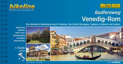 Radfernweg Venedig-Rom, Buch