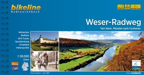 Weser-Radweg 1:50.000, Buch