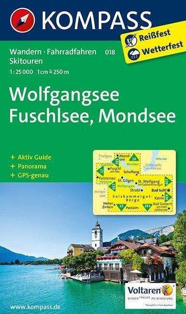 Kompass Karte Wolfgangsee, Fuschlsee, Mondsee, Diverse