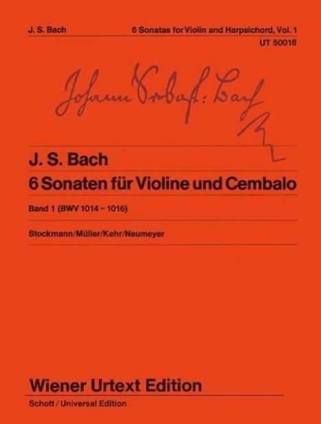 Bach, J: 6 Sonaten, Noten