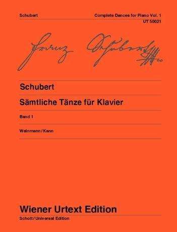 Schubert, F: Sämtliche Tänze, Noten