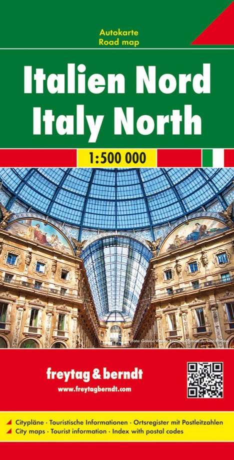 Italien Nord Autokarte, Karten
