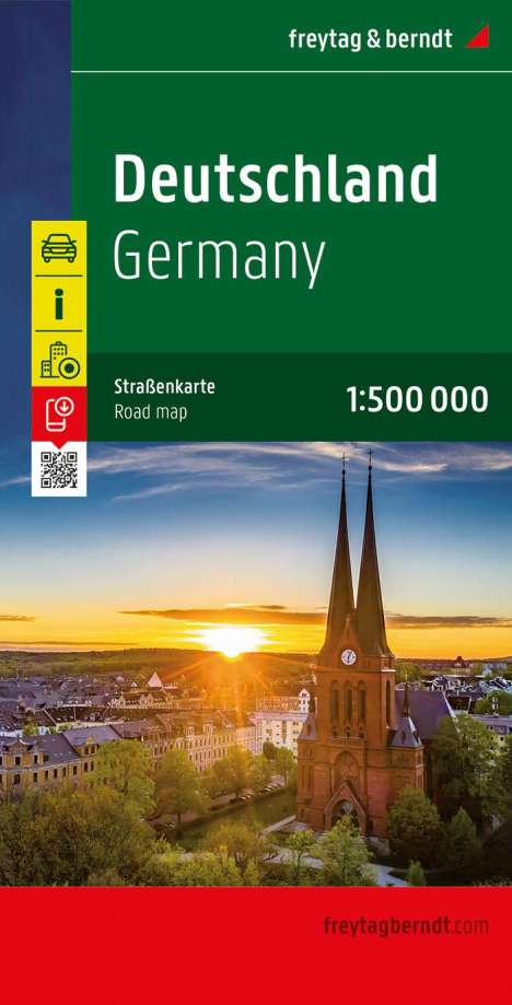 Deutschland, Autokarte 1:500.000, Karten