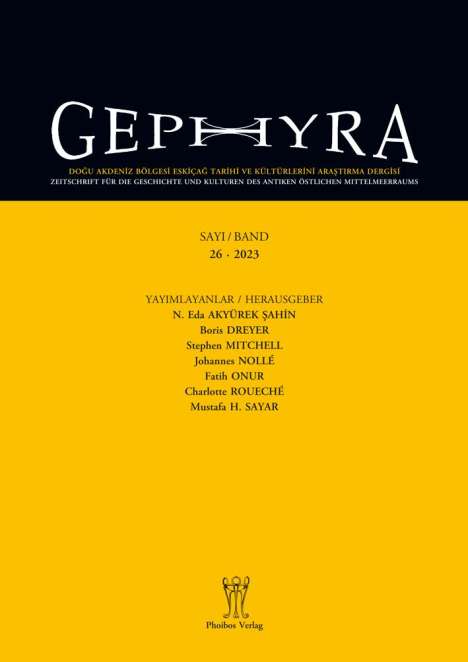 Gephyra 26, 2023, Buch