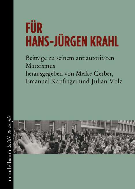 Für Hans-Jürgen Krahl, Buch