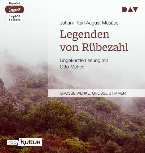 Johann Karl August Musäus: Legenden von Rübezahl, MP3-CD