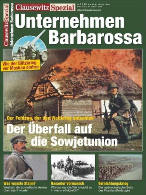 Stefan Krüger: Clausewitz Spezial 12. Unternehmen Barbarossa, Buch