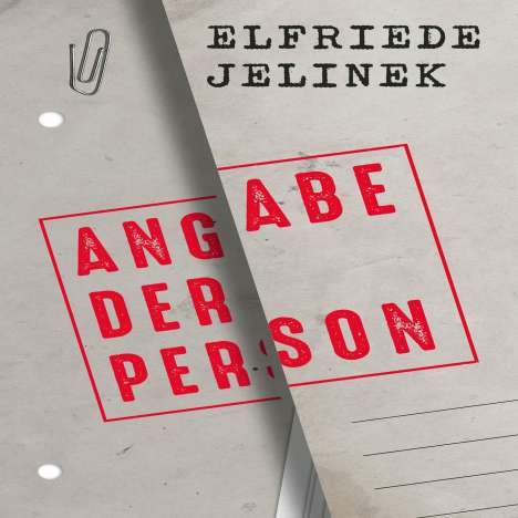 Elfriede Jelinek: Angabe der Person, MP3-CD