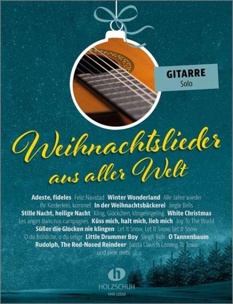 Weihnachtslieder aus aller Welt - Gitarre solo, Buch