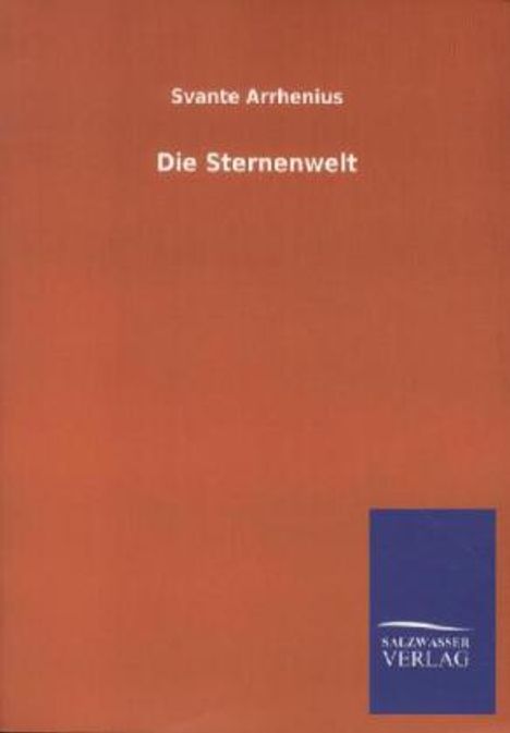 Svante Arrhenius: Die Sternenwelt, Buch