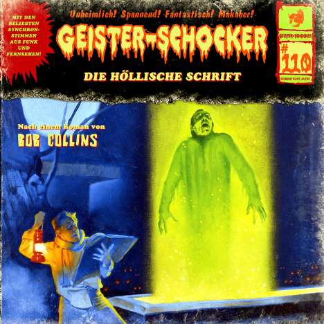 Collins Bob: Geister-Schocker CD 110: Die Höllische Schrift, CD