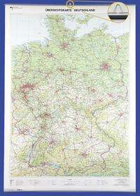 Übersichtskarte Deutschland 1 : 750 000, Karten