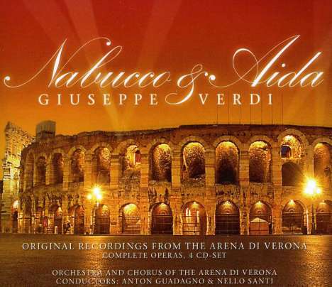Giuseppe Verdi (1813-1901): Nabucco &amp; Aida:Orig.Rec, 4 CDs