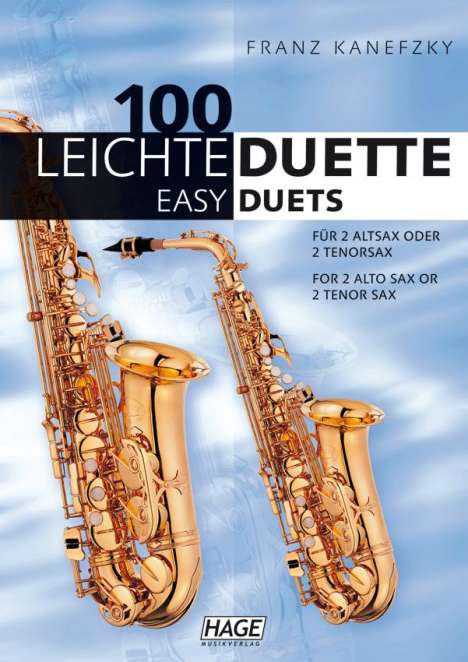 100 leichte Duette für 2 Saxophone, Noten