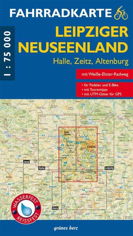 Fahrradkarte Leipziger Neuseenland 1:75.000, Karten