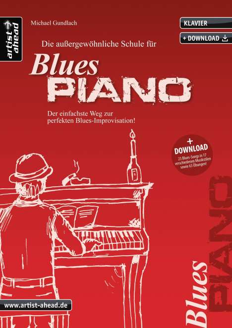 Die außergewöhnliche Schule für Blues-Piano, Noten