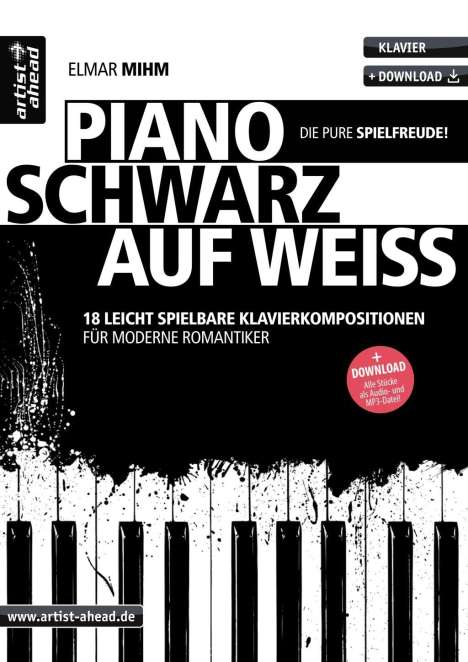 Elmar Mihm: Mihm, E: Piano schwarz auf weiß, Buch