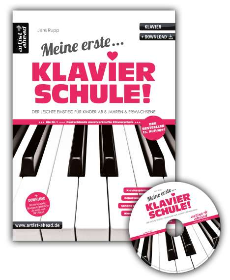 Jens Rupp: Meine erste Klavierschule inkl. Audio-CD!, Buch