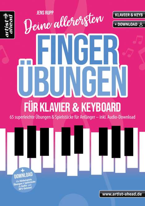 Jens Rupp: Deine allerersten Fingerübungen für Klavier &amp; Keyboard, Buch