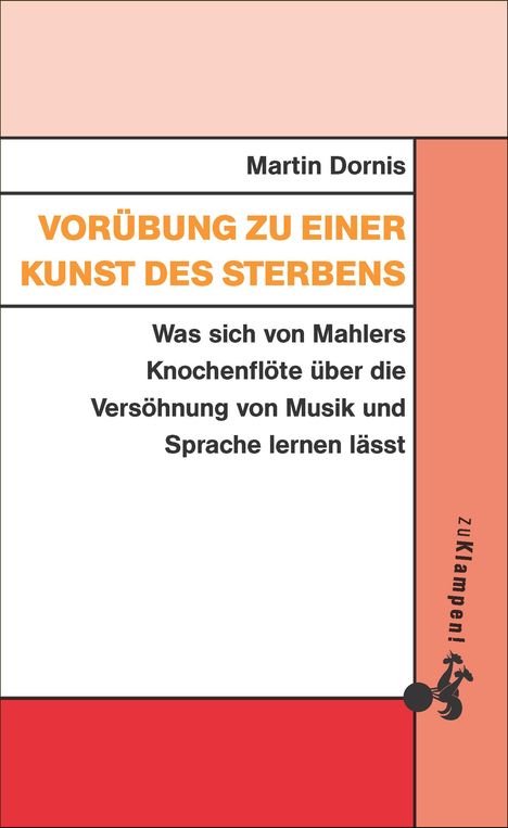 Martin Dornis: Dornis, M: Vorübung zu einer Kunst des Sterbens, Buch