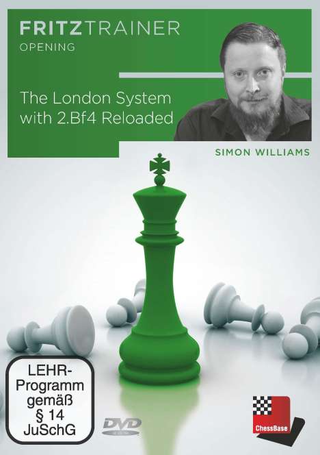 Simon Williams: The London System with 2.Bf4 Reloaded, CD-ROM