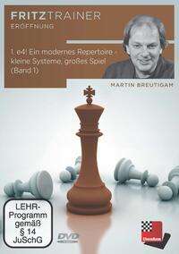 Martin Breutigam: 1. e4! Ein modernes Repertoire - kleine Systeme, großes Spiel (Band 1), DVD-ROM